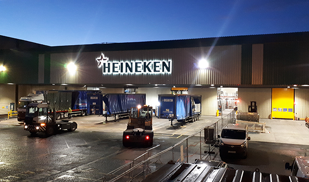 Heineken Manchester warehouse