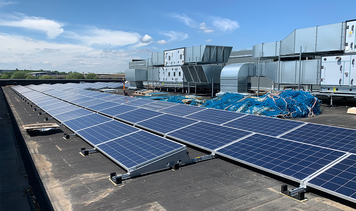 Everards Brewery photovoltaic panels